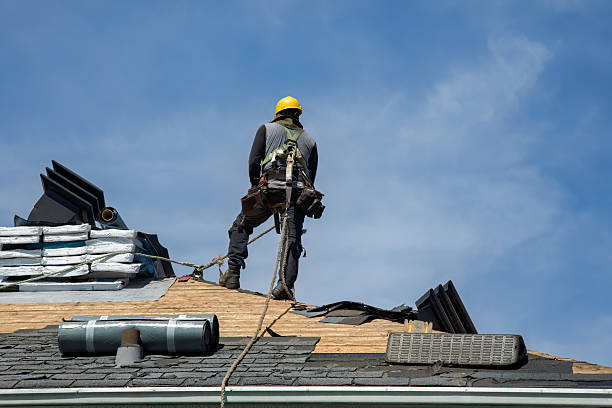 Professional Gutter Installation technician working in West Point, PA